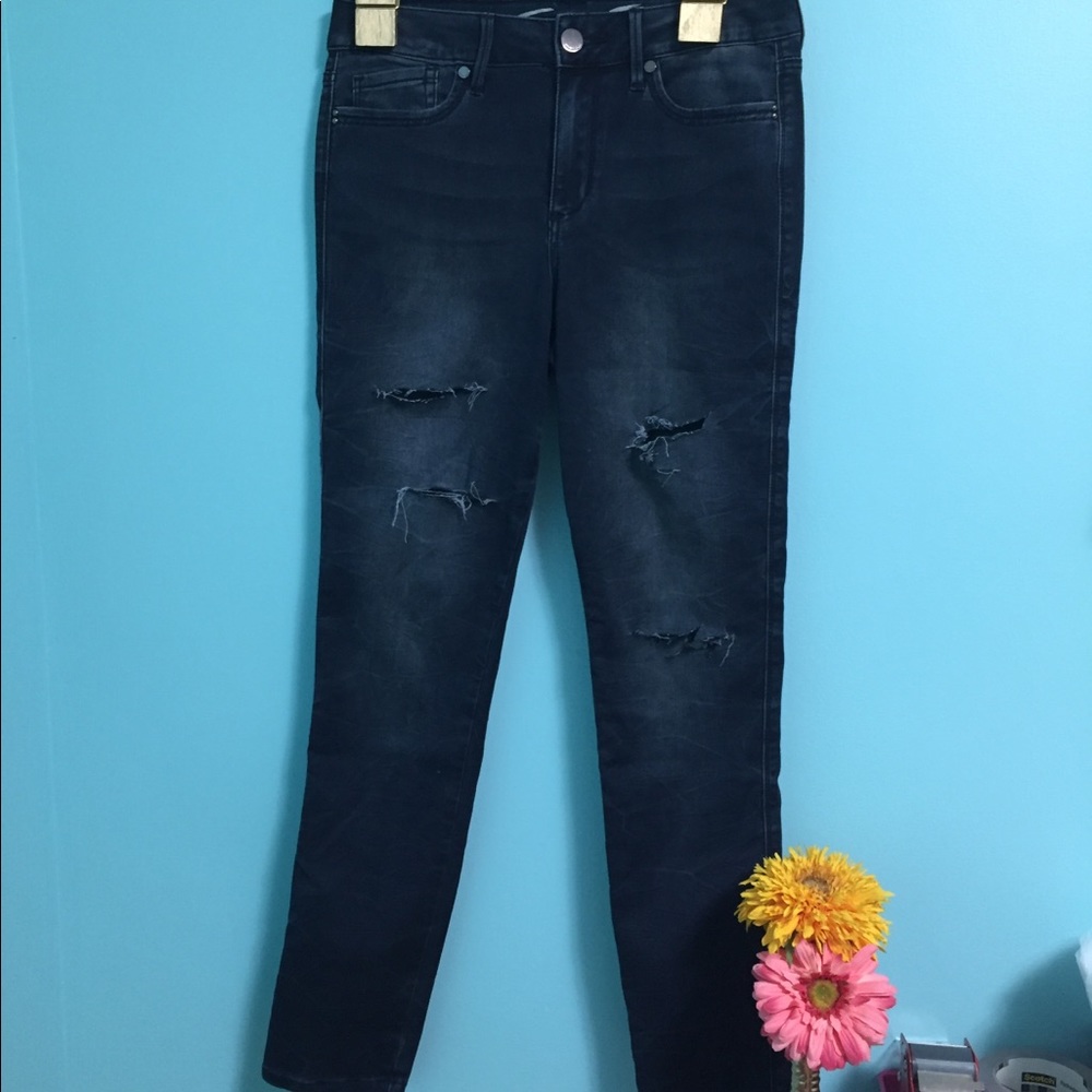 NWOT Seven high waist distressed skinny jeans